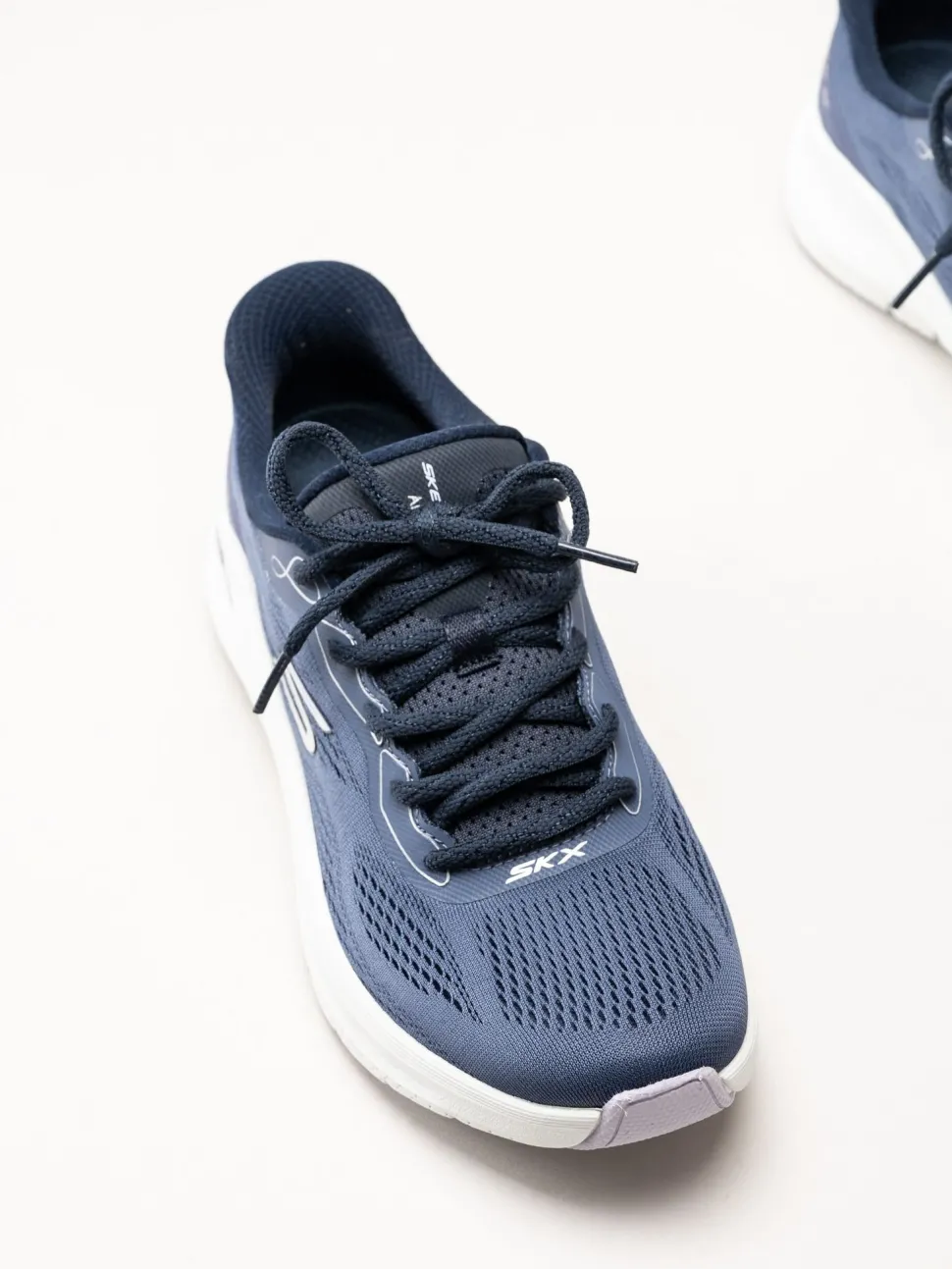 Skechers - Arch Fit 2.0 - Marinblå slip-ins sneakers i mesh