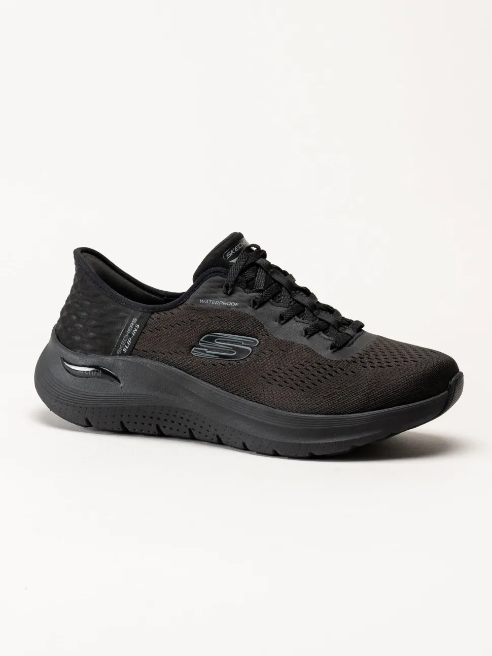 Skechers - Arch Fit 2.0 - Morning Mist - Svarta vattentäta slip-ins sportskor