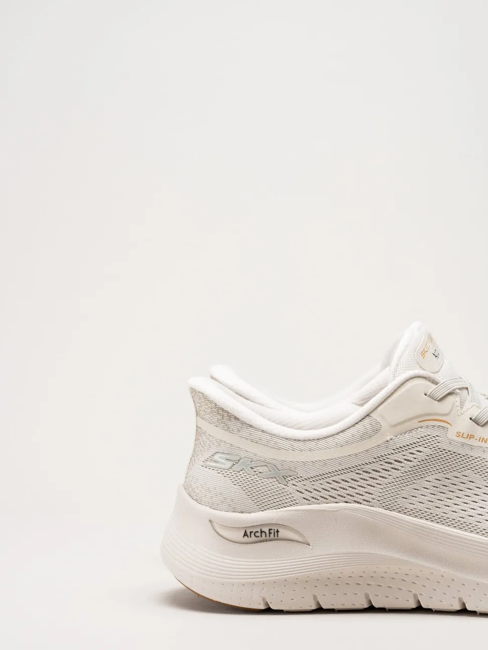 Skechers - Arch Fit 2.0 - Offwhite slip-ins sneakers i mesh