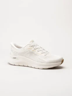 Skechers - Arch Fit 2.0 - Offwhite slip-ins sneakers i mesh