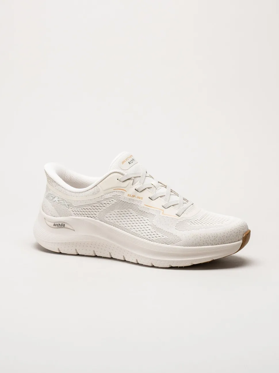 Skechers - Arch Fit 2.0 - Offwhite slip-ins sneakers i mesh
