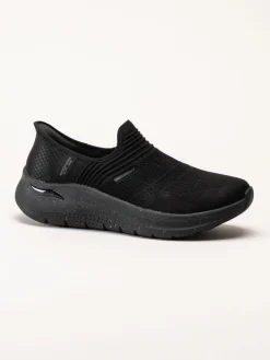 Skechers - Arch Fit 2.0 - Svarta slip-ins sneakers