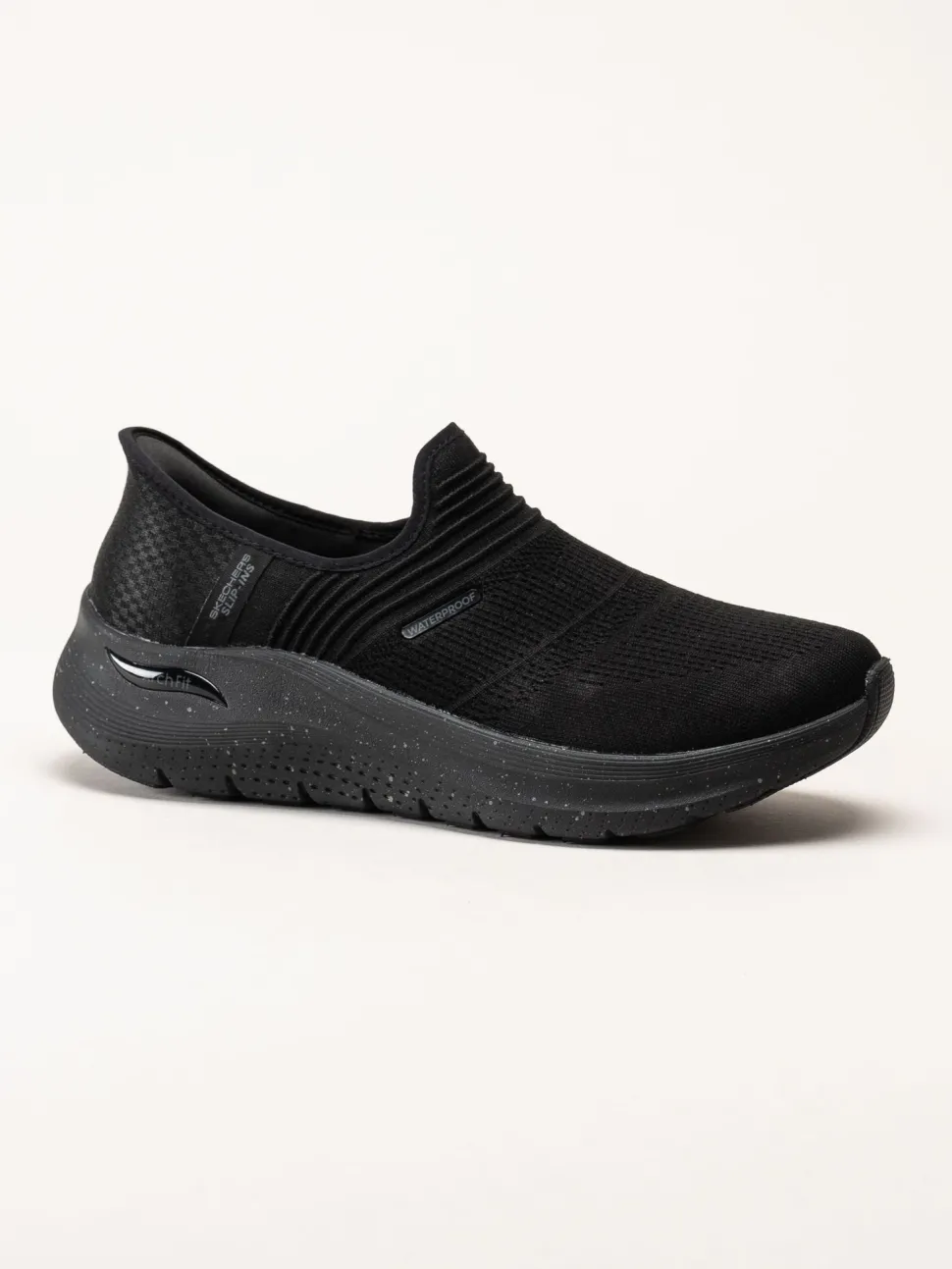 Skechers - Arch Fit 2.0 - Svarta slip-ins sneakers