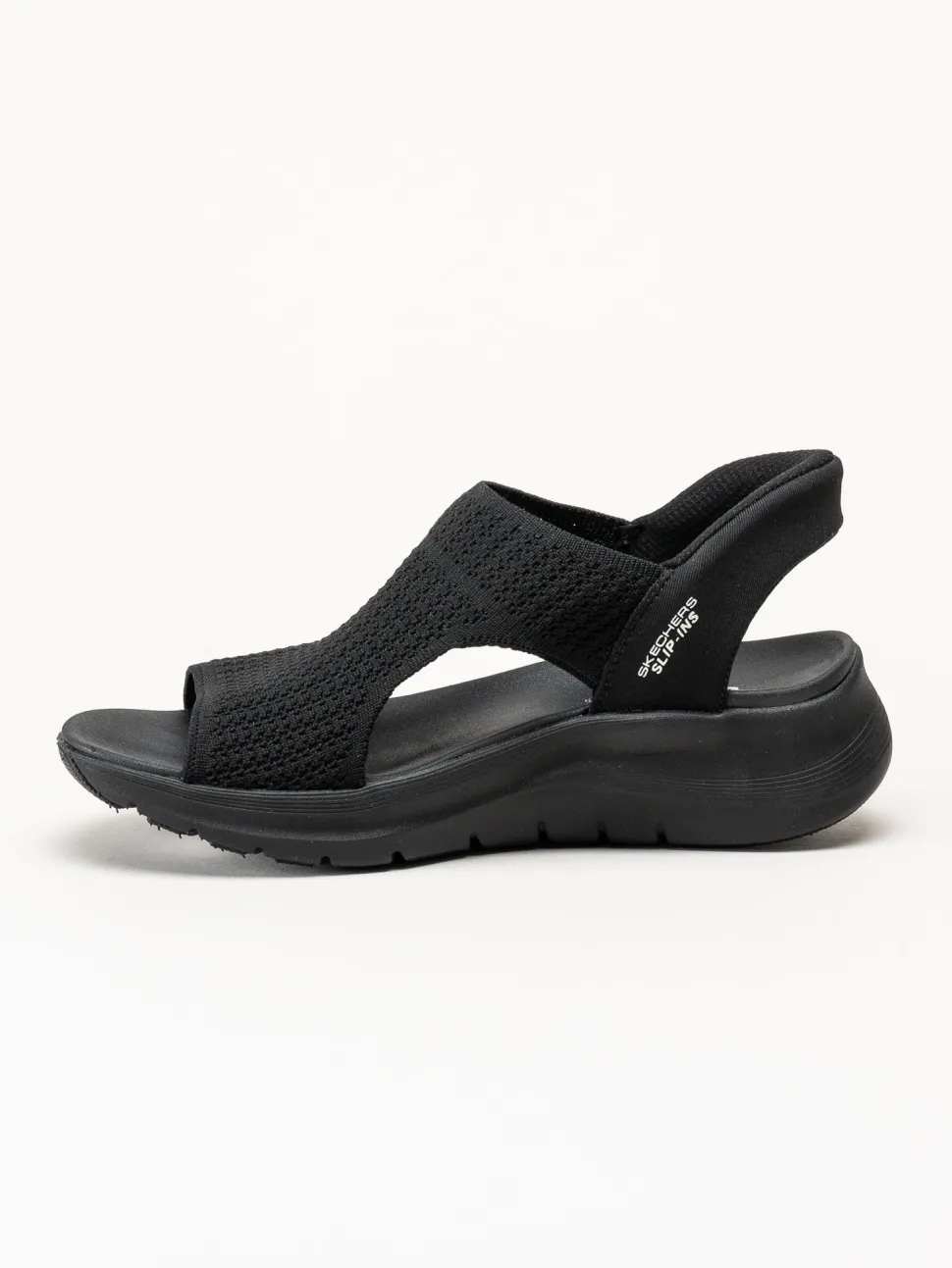 Skechers - Arch Fit - Svarta slip-in sandaler