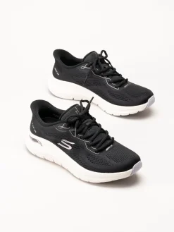Skechers - Arch Fit 2.0 - Svarta slip-ins sneakers i mesh