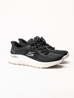 Skechers - Arch Fit 2.0 - Svarta slip-ins sneakers i mesh