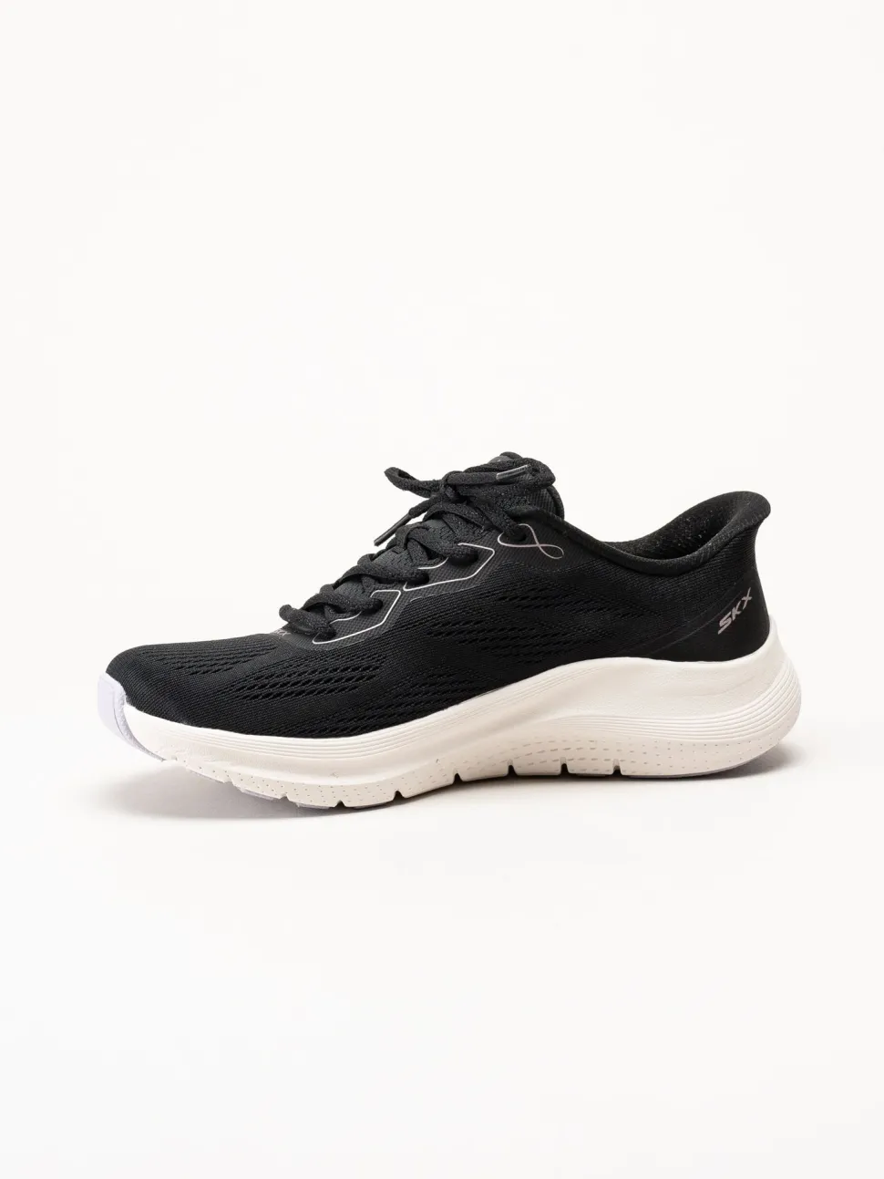 Skechers - Arch Fit 2.0 - Svarta slip-ins sneakers i mesh