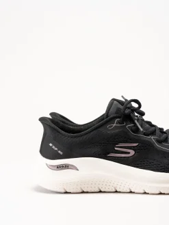 Skechers - Arch Fit 2.0 - Svarta slip-ins sneakers i mesh