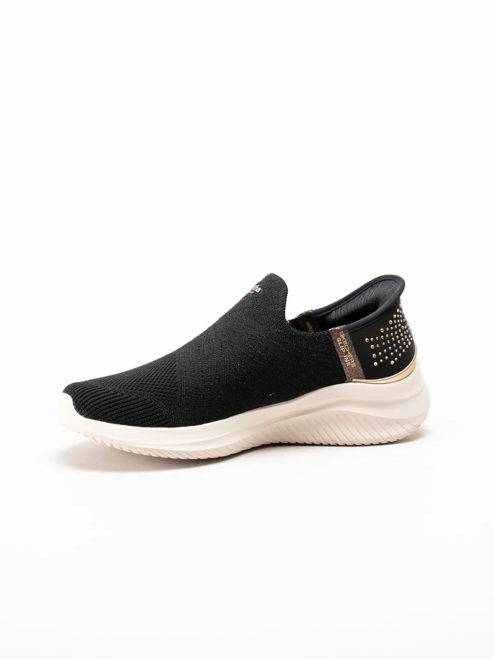 Skechers - Arch Fit Ultra Flex 3.0 Martha - Svarta slip-ins sneakers