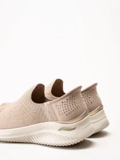 Skechers - Arch Fit Ultra Flex 3.0 Martha - Beige slip-ins sneakers