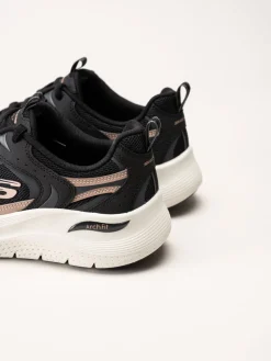 Skechers - Arch Fit 2.0 - Vintage Lux - Svarta sportiga sneakers