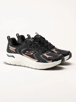 Skechers - Arch Fit 2.0 - Vintage Lux - Svarta sportiga sneakers