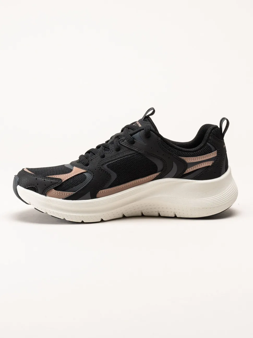 Skechers - Arch Fit 2.0 - Vintage Lux - Svarta sportiga sneakers