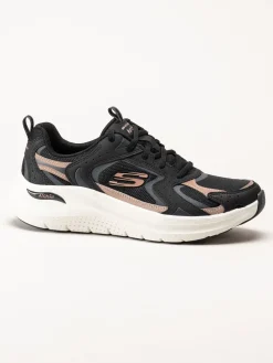 Skechers - Arch Fit 2.0 - Vintage Lux - Svarta sportiga sneakers