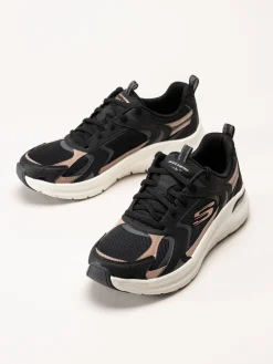 Skechers - Arch Fit 2.0 - Vintage Lux - Svarta sportiga sneakers