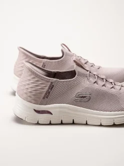 Skechers - Arch Fit Vista - Ljuslila slip-ins sneakers i mesh