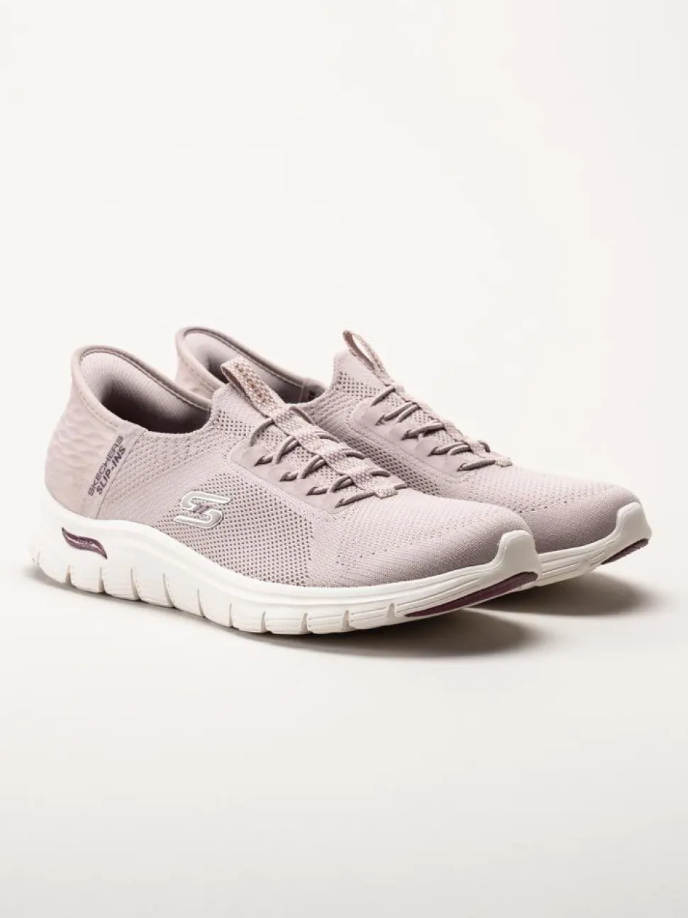 Skechers - Arch Fit Vista - Ljuslila slip-ins sneakers i mesh