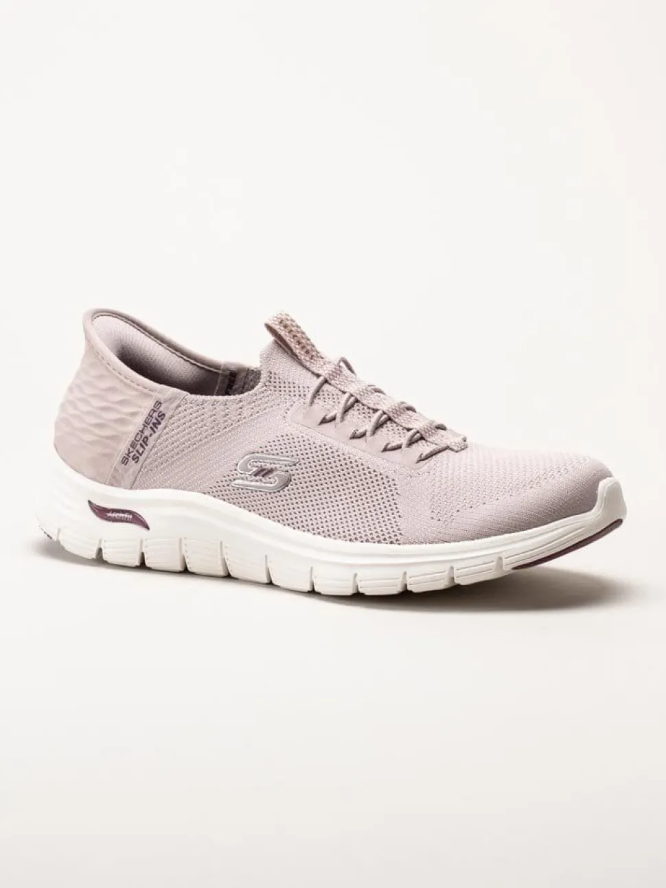 Skechers - Arch Fit Vista - Ljuslila slip-ins sneakers i mesh