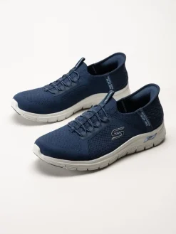 Skechers - Arch Fit Vista - Marinblå slip-ins sneakers