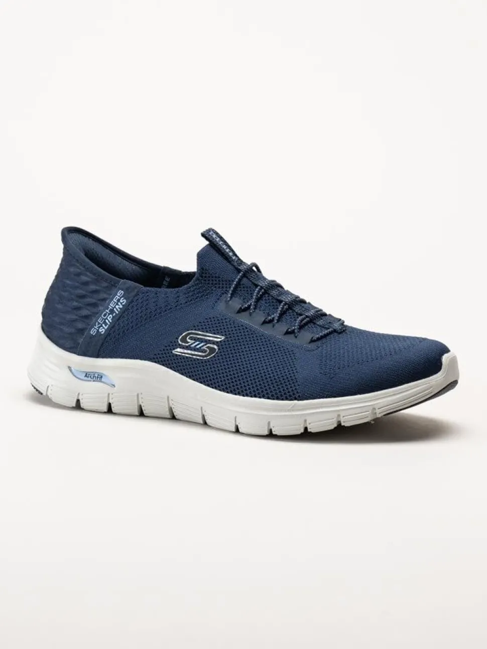 Skechers - Arch Fit Vista - Marinblå slip-ins sneakers