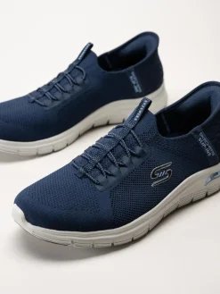 Skechers - Arch Fit Vista - Marinblå slip-ins sneakers