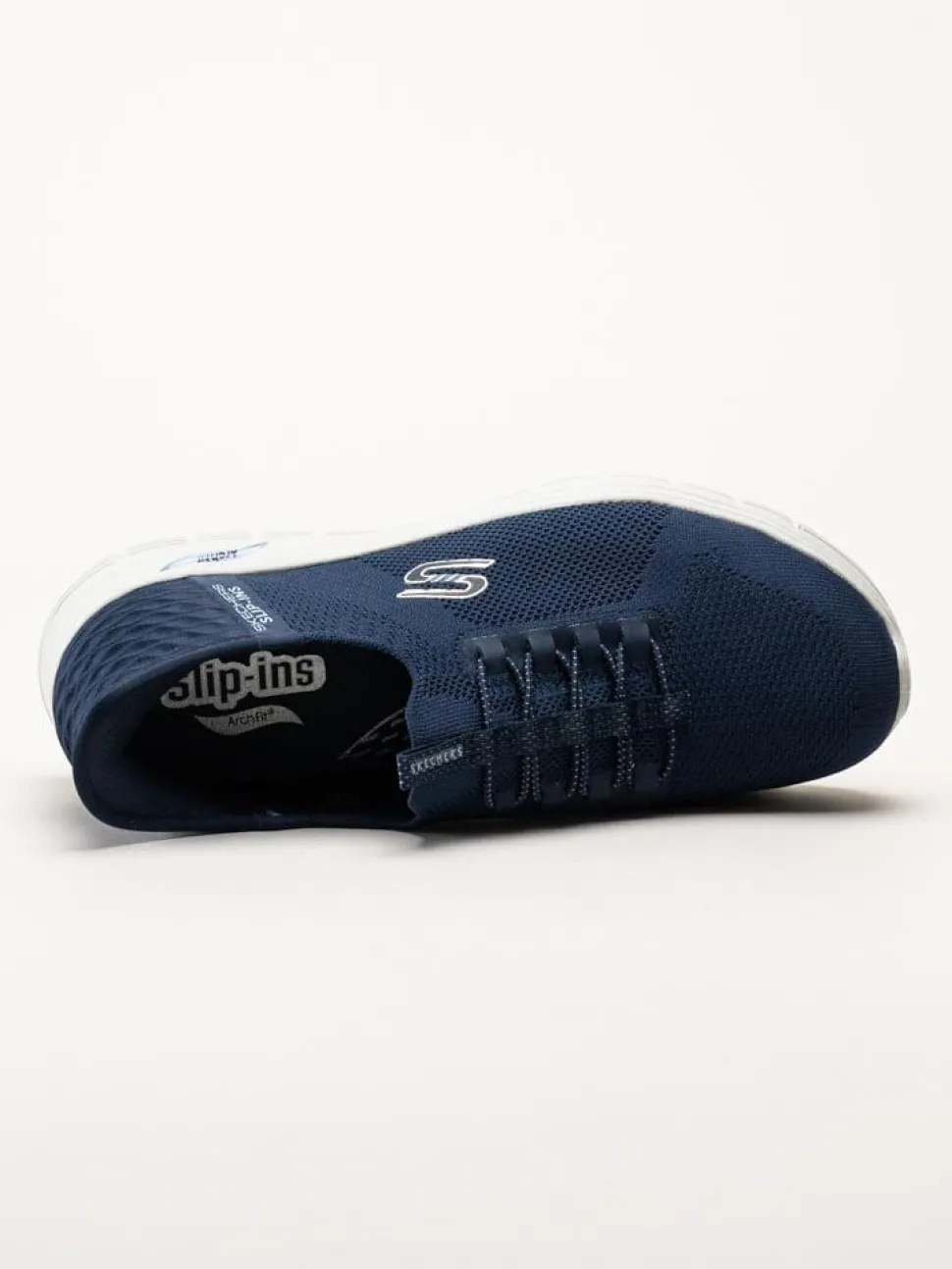 Skechers - Arch Fit Vista - Marinblå slip-ins sneakers