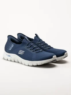 Skechers - Arch Fit Vista - Marinblå slip-ins sneakers