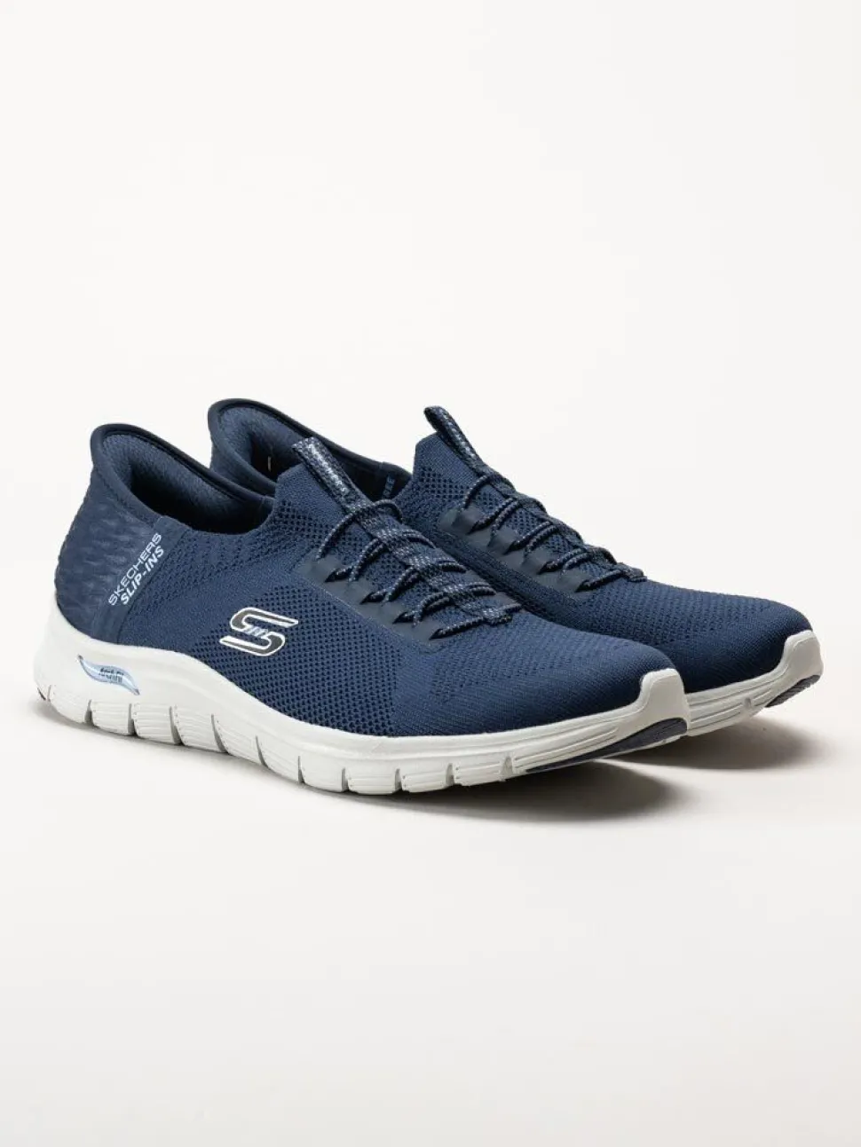 Skechers - Arch Fit Vista - Marinblå slip-ins sneakers