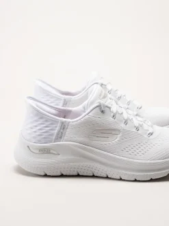 Skechers - Arch Fit 2.0 - Vita slip-ins sneakers i mesh