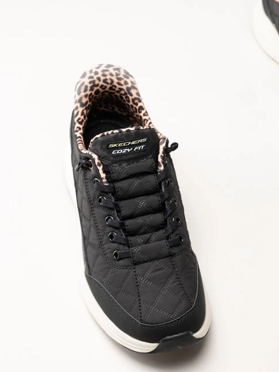 Skechers - Contour Foam - Cozy - Svarta sneakers