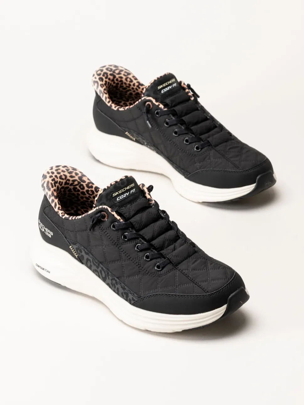 Skechers - Contour Foam - Cozy - Svarta sneakers