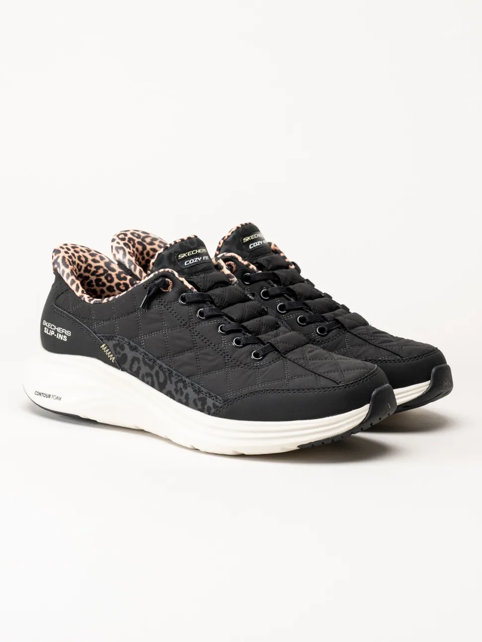 Skechers - Contour Foam - Cozy - Svarta sneakers