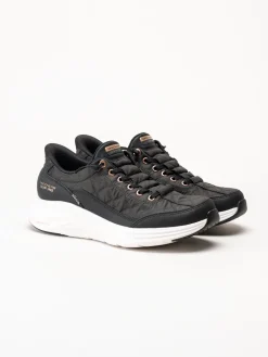 Skechers - Contour Foam Golden Hour - Svarta slip-ins sneakers