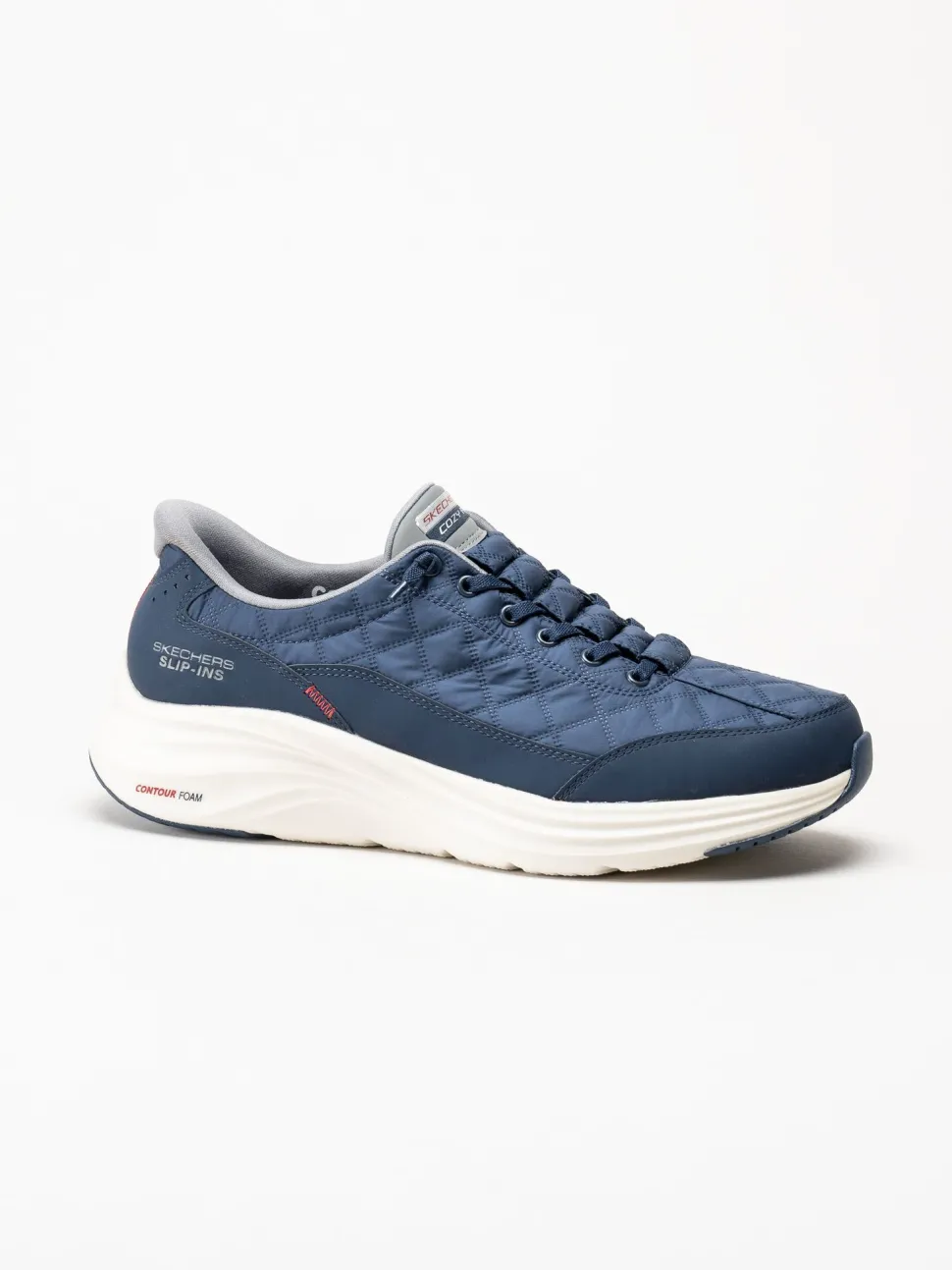 Skechers - Contour Foam - Marinblå slip-ins sneakers