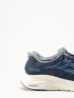 Skechers - Contour Foam - Marinblå slip-ins sneakers