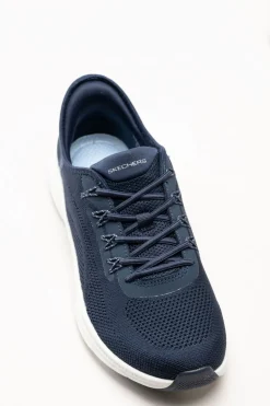 Skechers - DLux Comfort 2.0 - Supernova - Marinblå slip ins sneakers