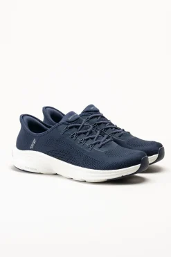 Skechers - DLux Comfort 2.0 - Supernova - Marinblå slip ins sneakers