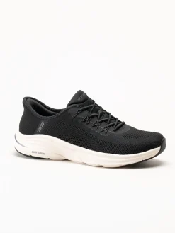 Skechers - DLux Comfort 2.0 - Svarta slip-ins sneakers
