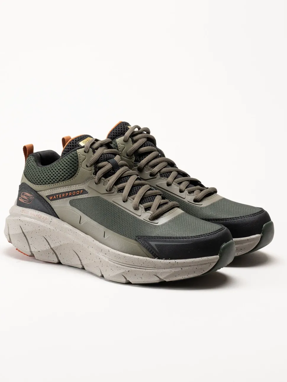 Skechers - DLux Walker 2.0 - Grailo - Gröna vattentäta promenadskor