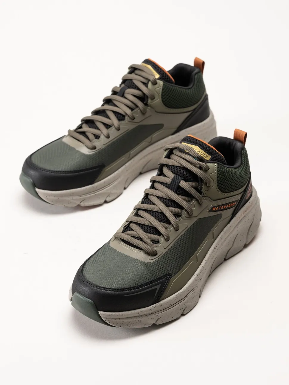 Skechers - DLux Walker 2.0 - Grailo - Gröna vattentäta promenadskor