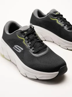 Skechers - DLux Walker 2.0 - Swave - Svarta sneakers i textil