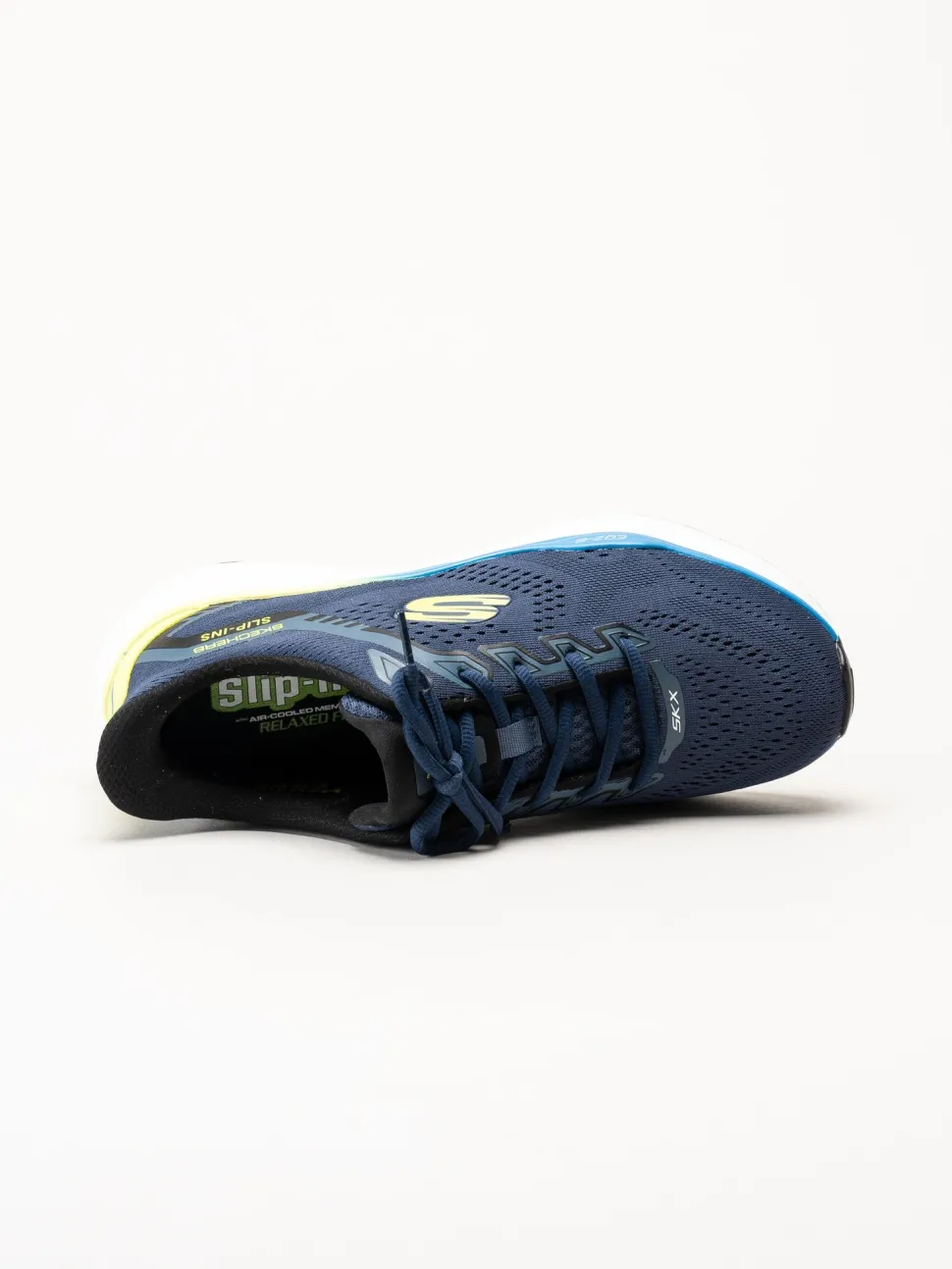 Skechers - Equalizer 6.0 - Marinblå slip ins sneakers i mesh