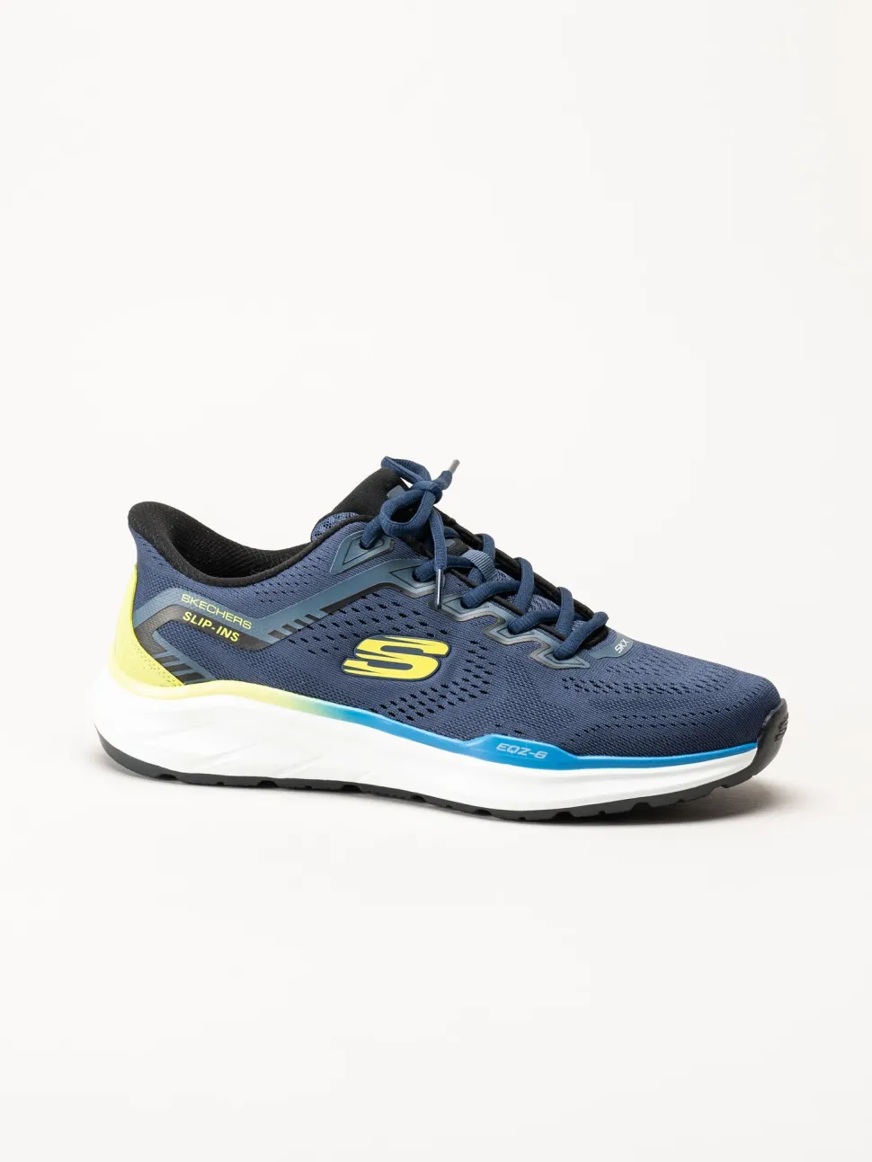Skechers - Equalizer 6.0 - Marinblå slip ins sneakers i mesh