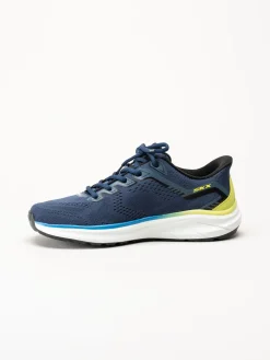 Skechers - Equalizer 6.0 - Marinblå slip ins sneakers i mesh