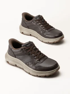 Skechers - Garza Ultra - Tyrell - Mörkbruna sneakers