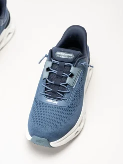 Skechers - Glide Step Altus - Marinblå sneakers i mesh