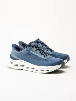 Skechers - Glide Step Altus - Marinblå sneakers i mesh