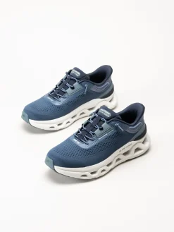 Skechers - Glide Step Altus - Marinblå sneakers i mesh