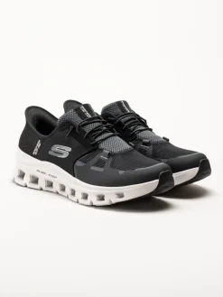 Skechers - Glide Step Pro - Svarta slip-ins sneakers i textil