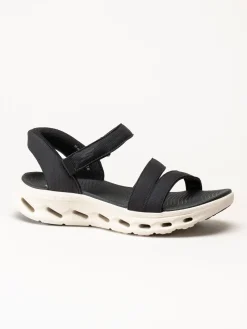 Skechers - Glide Step 2 - Svarta sandaler